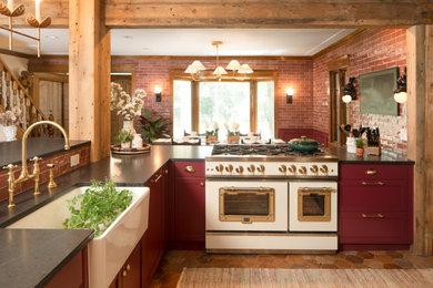 Kitchen - southwestern kitchen idea in Minneapolis