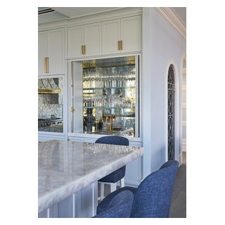 #Beach Front Gold - Transitional - Kitchen - Miami - by Angie Keyes ...