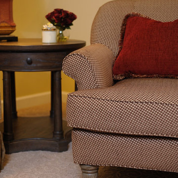 Warm and cozy family room