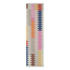 Caravan Hand-Woven Reversible Rug, Multi, 2'3"x8' Runner