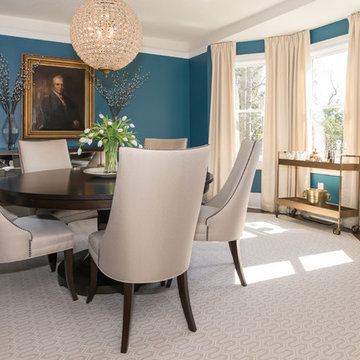Bold, Dramatic and Blue! -Rye, New York