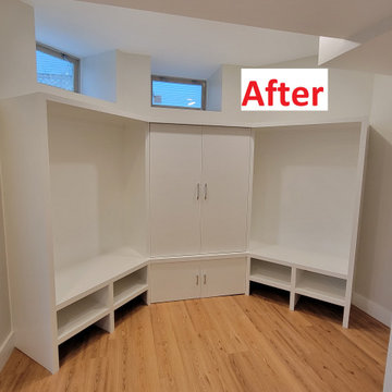 Naples Basement Mudroom After