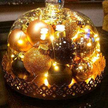 Steampunk christmas black and copper