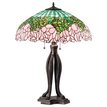 30 High Cabbage Rose Table Lamp