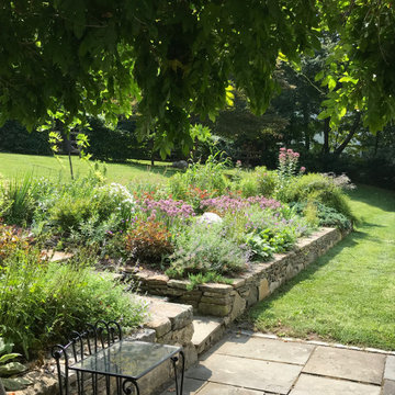 Sunny patio garden