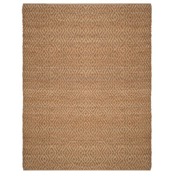 Safavieh Natural Fiber Collection NF873 Rug, Natural/Red, 8' X 10'