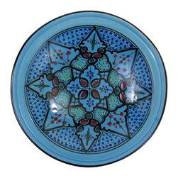 Le Souk Ceramique - Small Stoneware Serving Bowl Sabrine Design - Serving And Salad Bowls