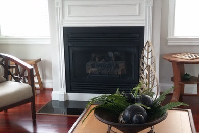Example of an eclectic living room design in DC Metro