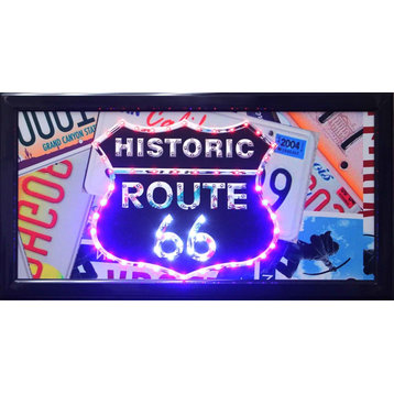 Historic Route 66 LED Sign