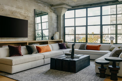 Urban living room photo in San Francisco