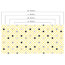 Yellow Diamond Vinyl Sticker, Yellow, 120x95 cm
