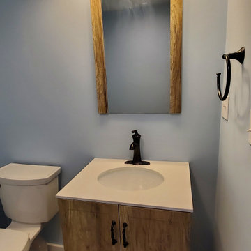 Farmhouse Half Bath Before and Afters