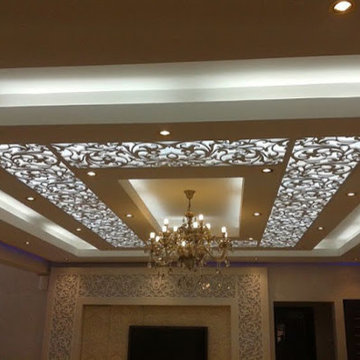 How to make a false ceiling design with lighting