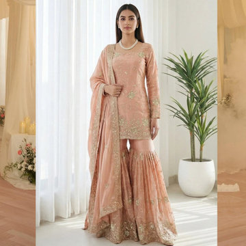Latest Sharara Suits for Women – Festive & Wedding Style