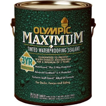 Olympic 56404A/01 Redwood Naturaltone Waterproofing Sealant, 1-Gallon