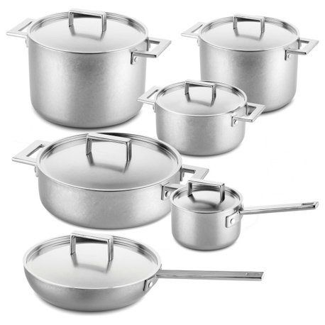 Attiva Pewter Kitchen Set 12-Piece Set