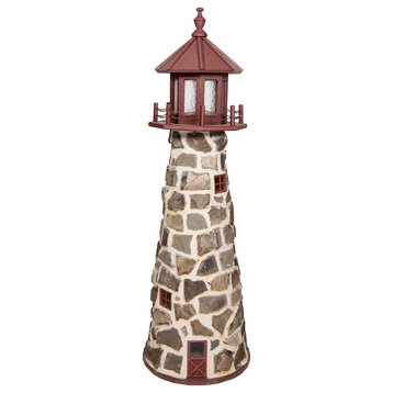 Stone Lighthouse, Cherrywood, 5 Foot