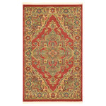 Unique Loom - Unique Loom Red Arsaces Sahand 3' 3 x 5' 3 Area Rug - Our Sahand Collection brings the authentic feel of Persia into your home. Not only are these rugs unique, they can also be used in a variety of decorative ways. This collection graciously blends Persian and European designs with today's trends. The mixture of bright and subtle colors, along with the complexity of the vivacious patterns, will highlight any area in your house.