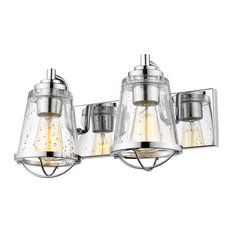 Z-Lite 2 Light Vanity, Chrome, 444-2V-Ch
