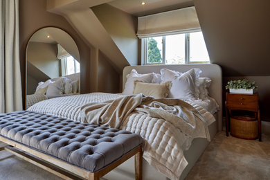 Design ideas for a classic bedroom in Manchester.