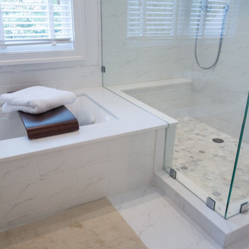 White Transitional Bath in Bryn Mawr