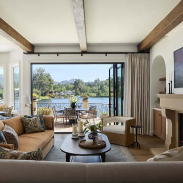 Modern Mediterranean Lakeside Home