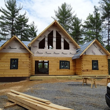 Morganton, NC Custom Log Home (6 x 12 Genesis Log)