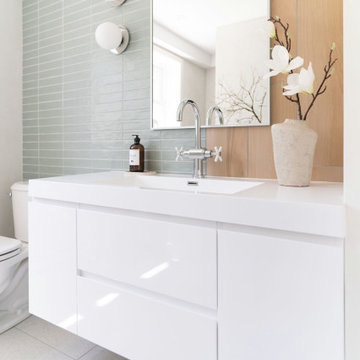 The serene bathroom