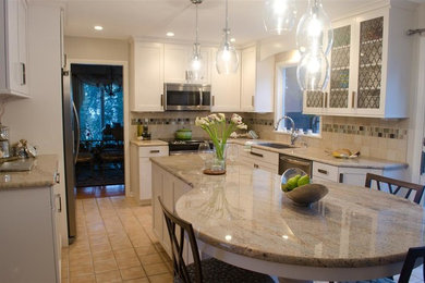 Small transitional kitchen photo in Other
