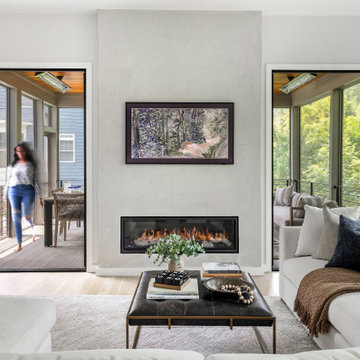 North Arlington Virginia Classic Modern Great Room
