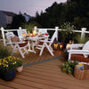 Trex Outdoor Furniture Yacht Club Highback 5-Piece Dining Set, Classic White