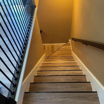 Basement Stair Transformation