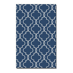 Grand Bazaar Over Dyed Area Rug- Blue - Area Rugs