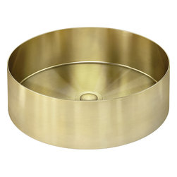 Lavello Round Steel Basins by Meir - Bathroom Basins