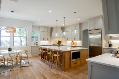Kitchen - transitional kitchen idea in Dallas
