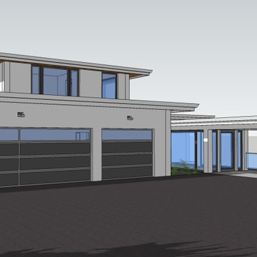 Zero Net Energy (ZNE) Contemporary new home