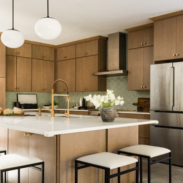Midcentury Modern Kitchen Remodel | Open & Stylish