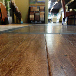 Our new wood flooring room called "Woodville" - Hardwood Flooring