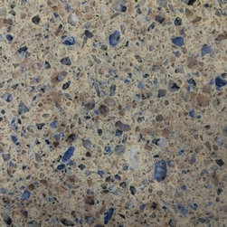 HanStone Caribbean Blue Quartz - Kitchen Countertops