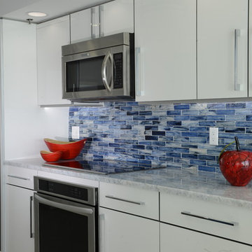 Splash of Red Kitchen Remodel - designed by Bill Feinberg