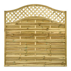 Omega Lattice Top Fence Panels - Home Fencing And Gates