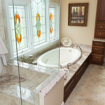 Cincinnati Kitchen Remodel with Stained Glass Windows