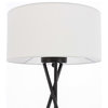 Elegant Lighting LD6186 Cason 1 Light 22" Tall Tripod Floor Lamp - Black