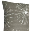 Sparks Outdoor Throw Pillow, Oyster, 24"x24"
