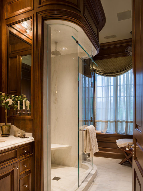 Traditional Bathroom Design Ideas, Remodels & Photos with TerraCotta Tile