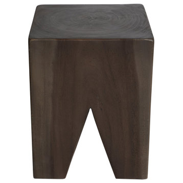 Armin Solid Wood Accent Stool