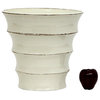 Vase SCAVO RAGUSA Large Heavily Distressed Fully Glazed Ceramic