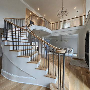 Project #116 | Elegant Curved Staircase
