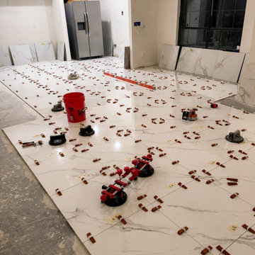 Large Format Porcelain Tile Flooring