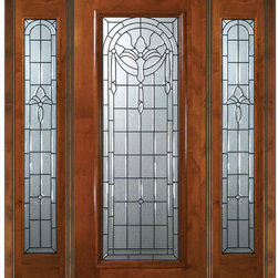 Pre-hung Side lights Door 80 Alder Palacio Full Lite Glass - Front Doors